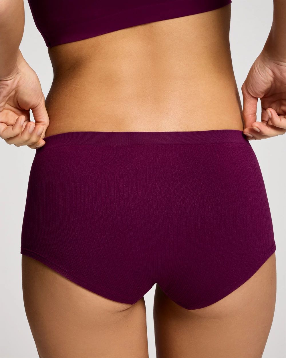 Seamless Rib Boyshort Panty click to view larger image.