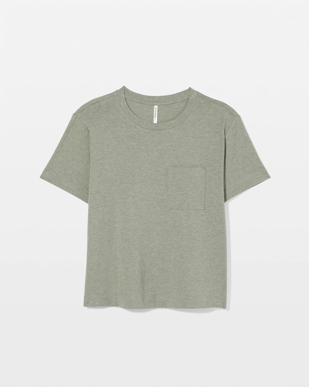 Most Loved Cotton Short-Sleeve Pocket Pajama Tee