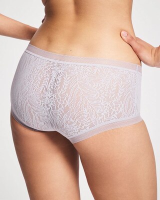 Soma Boyshort Panty with Stretch Lace click to view larger image.