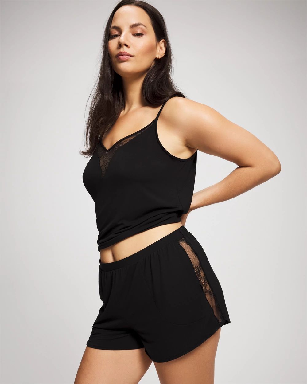 Cool Nights Lace Relaxed Pajama Short