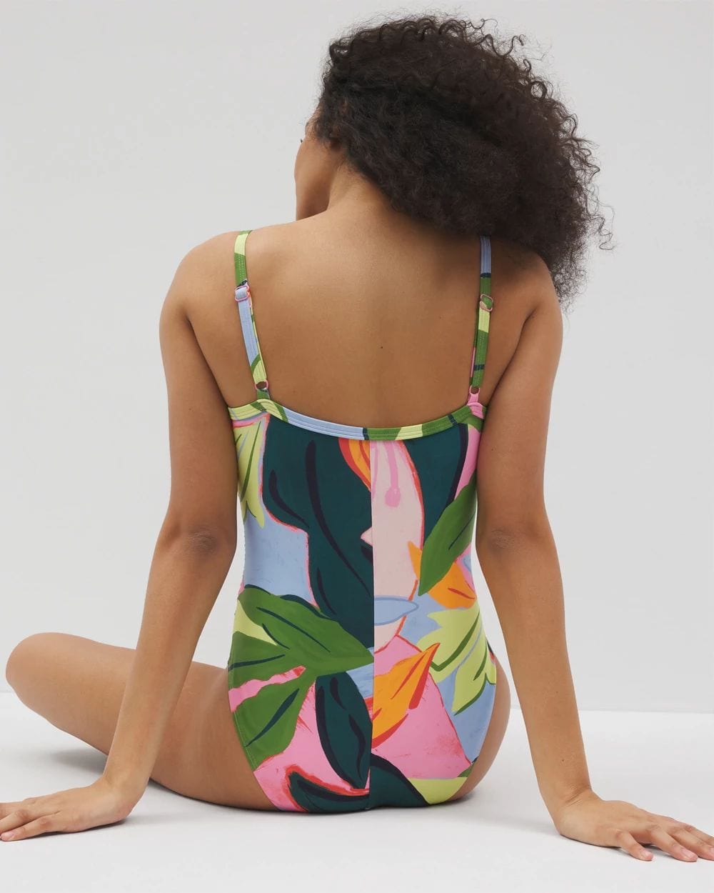 Soma Swim Twist-Front One-Piece