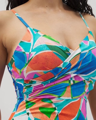 Beyond Control Captiva Island Draped V One-Piece click to view larger image.