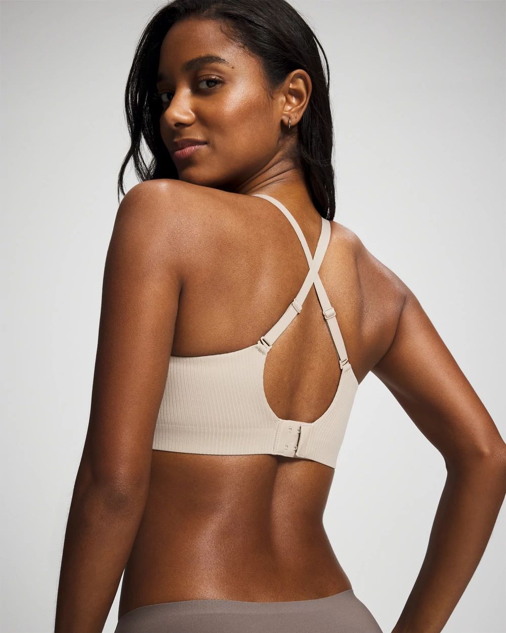 Rib Adjustable Bralette click to view larger image.