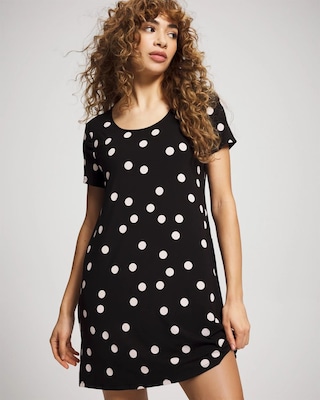 Short Sleeve Scoop Neck Sleepshirt