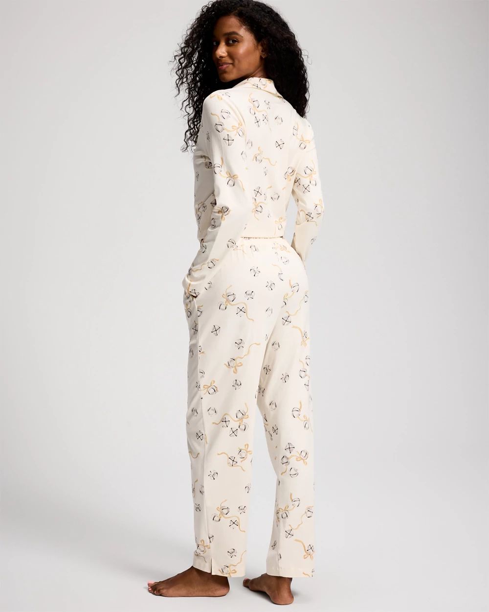 Ankle-Length Pajama Pants click to view larger image.