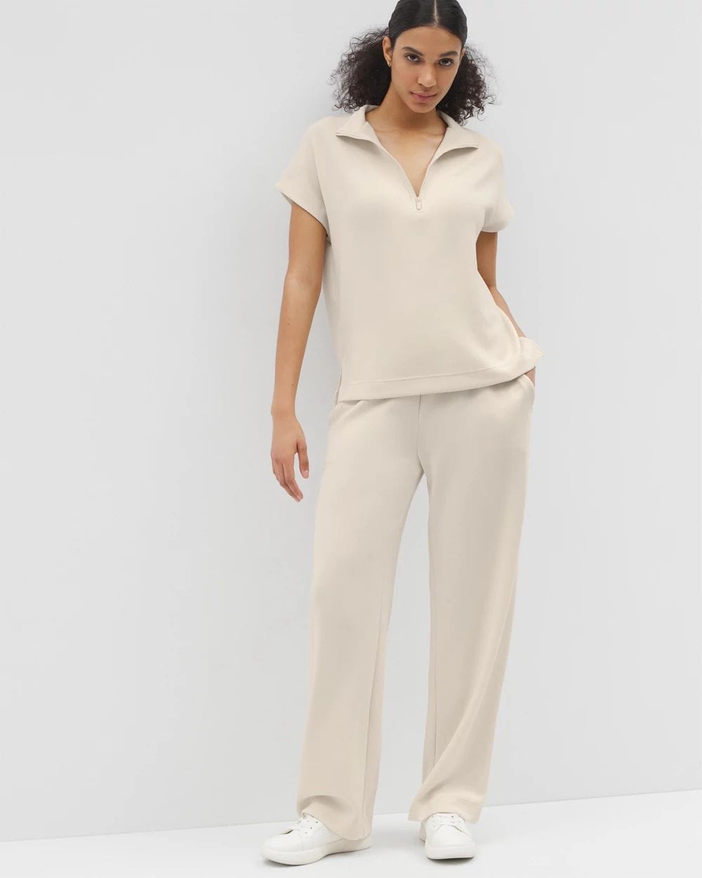 Luxe Modal Quarter Zip Top
