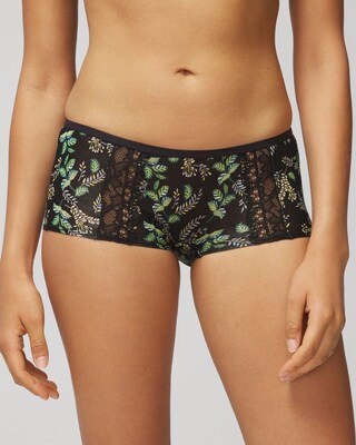 Boyshort Panty with Enchanting Lace