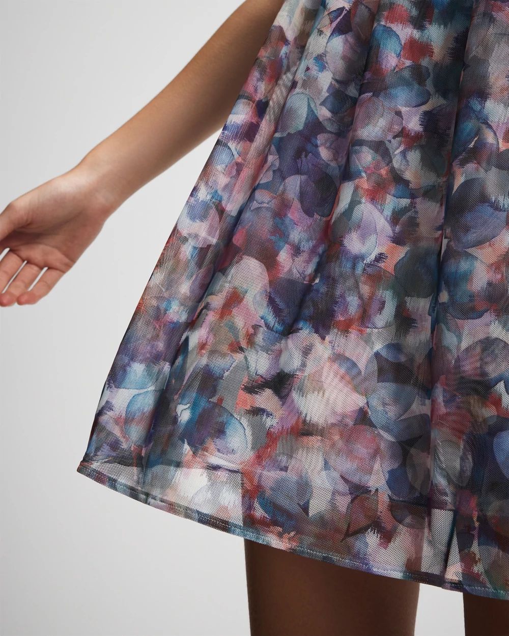 Mesh Ruched Chemise click to view larger image.