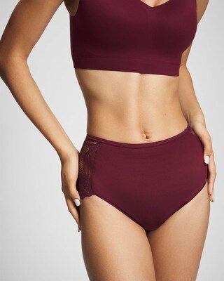 Lace Back Modern Brief Panty click to view larger image.