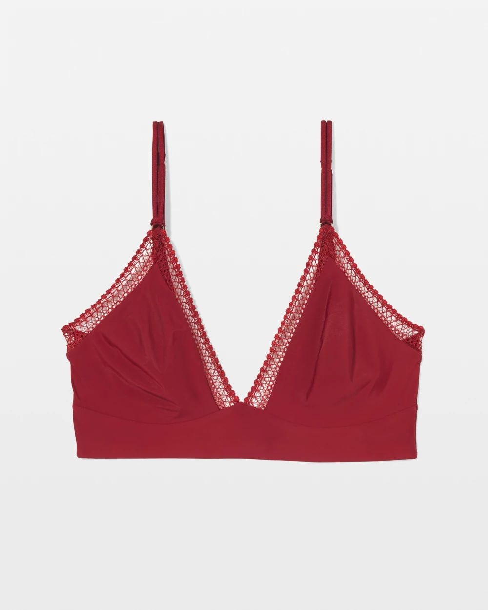 Geo Lace Trim Bralette click to view larger image.
