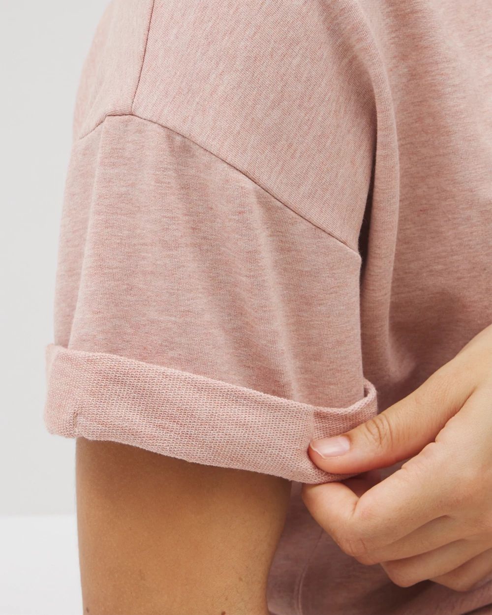 Essential Terry Relaxed Short Sleeve Top