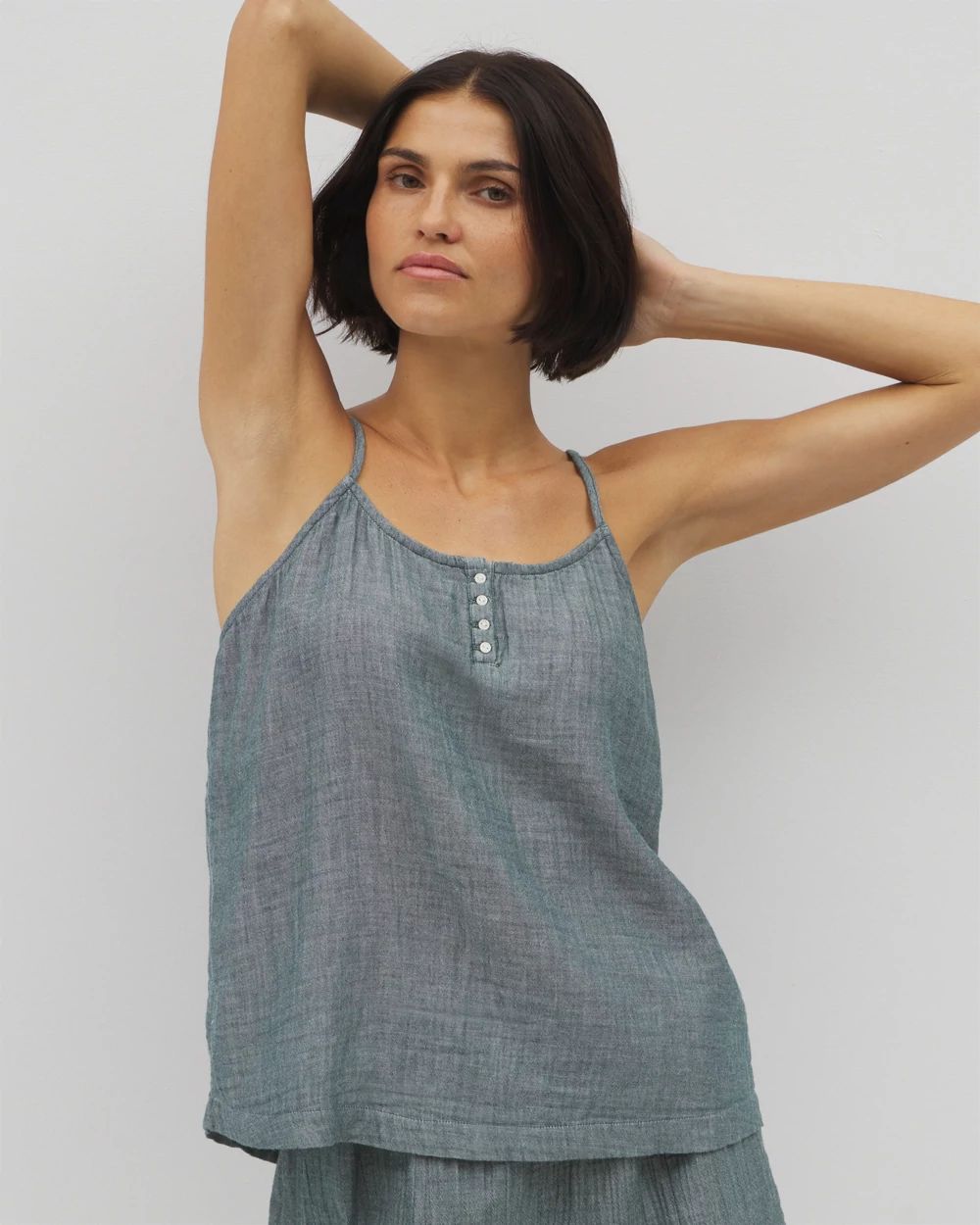 Cotton Gauze Pajama Cami