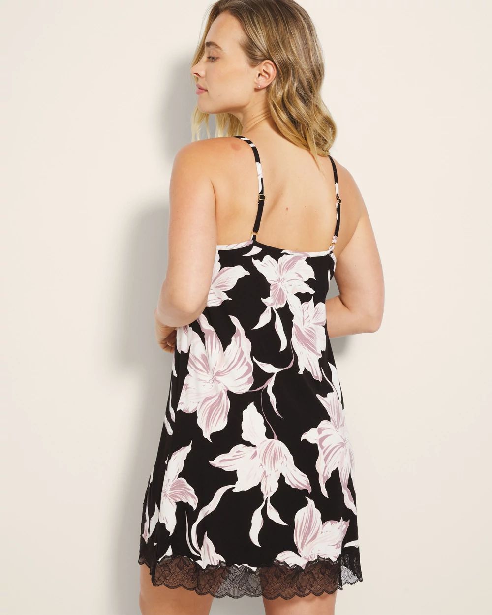 Lace-Trim Chemise