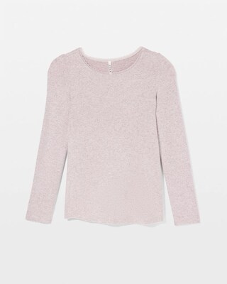 Cozyluxe Long-Sleeve Pajama Top click to view larger image.