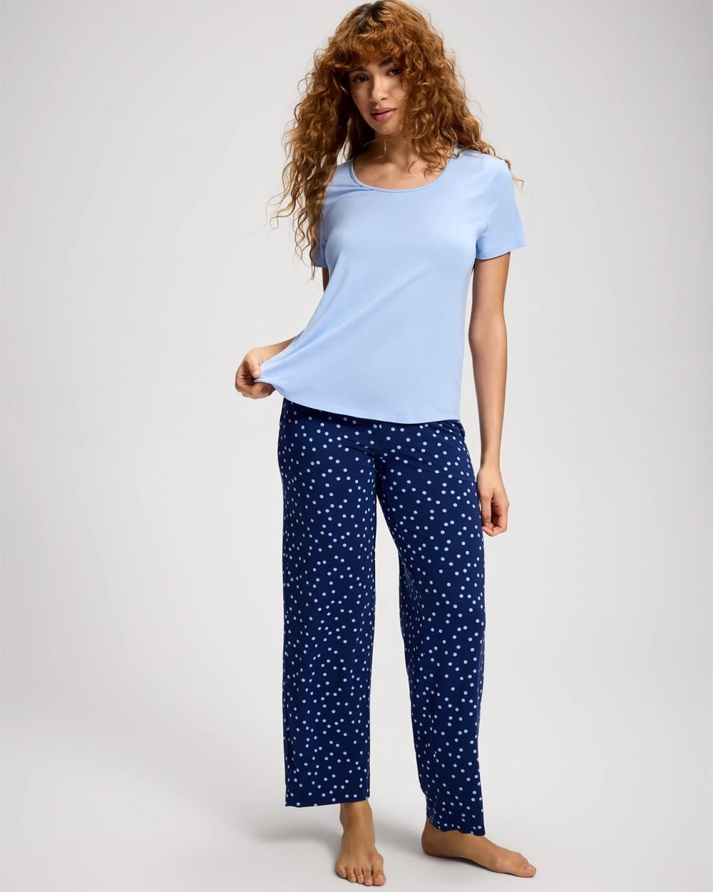 Cool Nights Short Sleeve + Pant Pajama Set