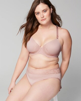 Perfect Coverage Convertible Bra with Lace back click to view larger image.