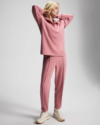 Modern Modal Quarter Zip Sweatshirt click to view larger image.