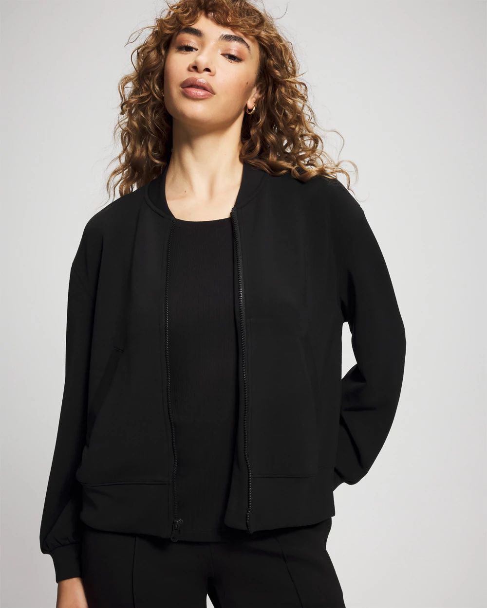 Modern Modal Bomber Jacket