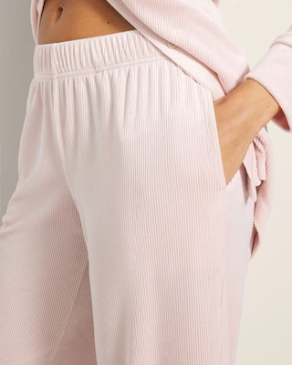 bed Wide-Leg Pajama Pants click to view larger image.