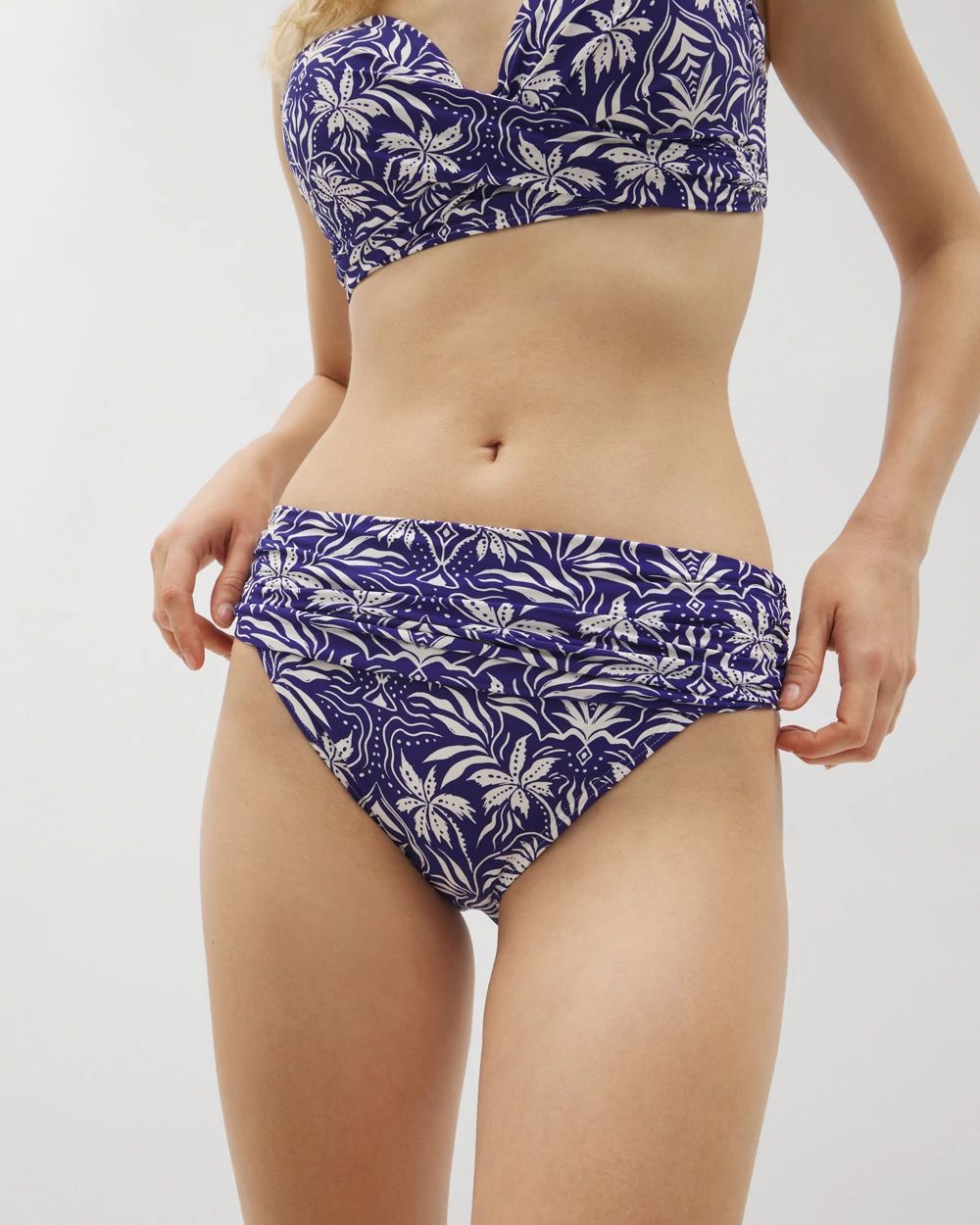 Soma Swim Ruched High-Waist Bikini Bottom
