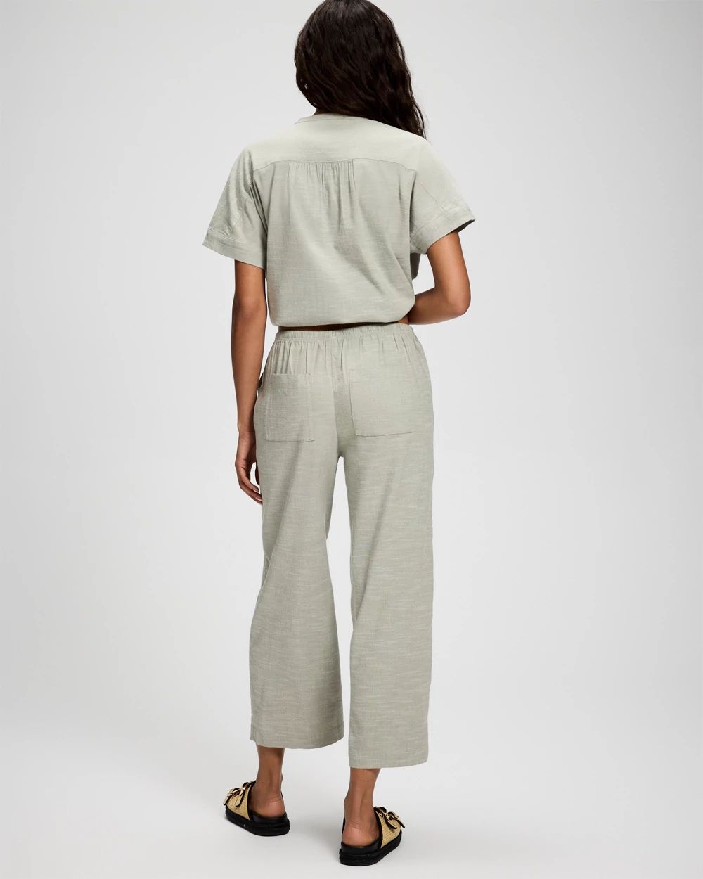 Beach Cotton Crop Pant