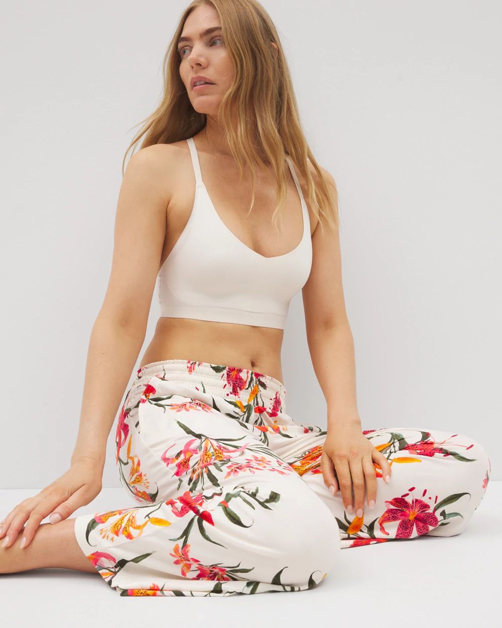 Cool Nights Cropped Pajama Pants