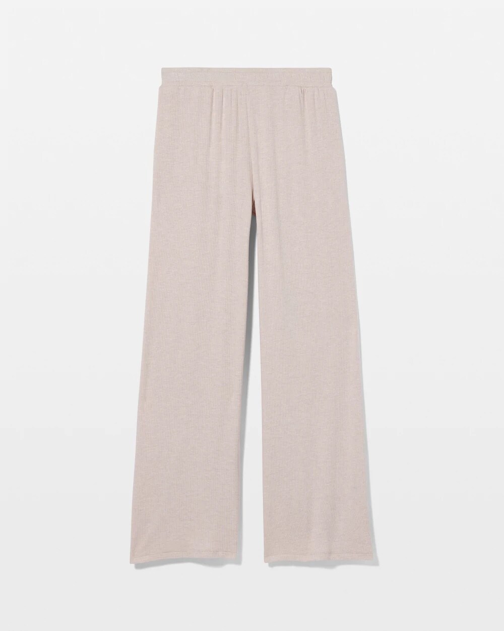 Lightweight Rib Knit Wide Leg Pajama Pants