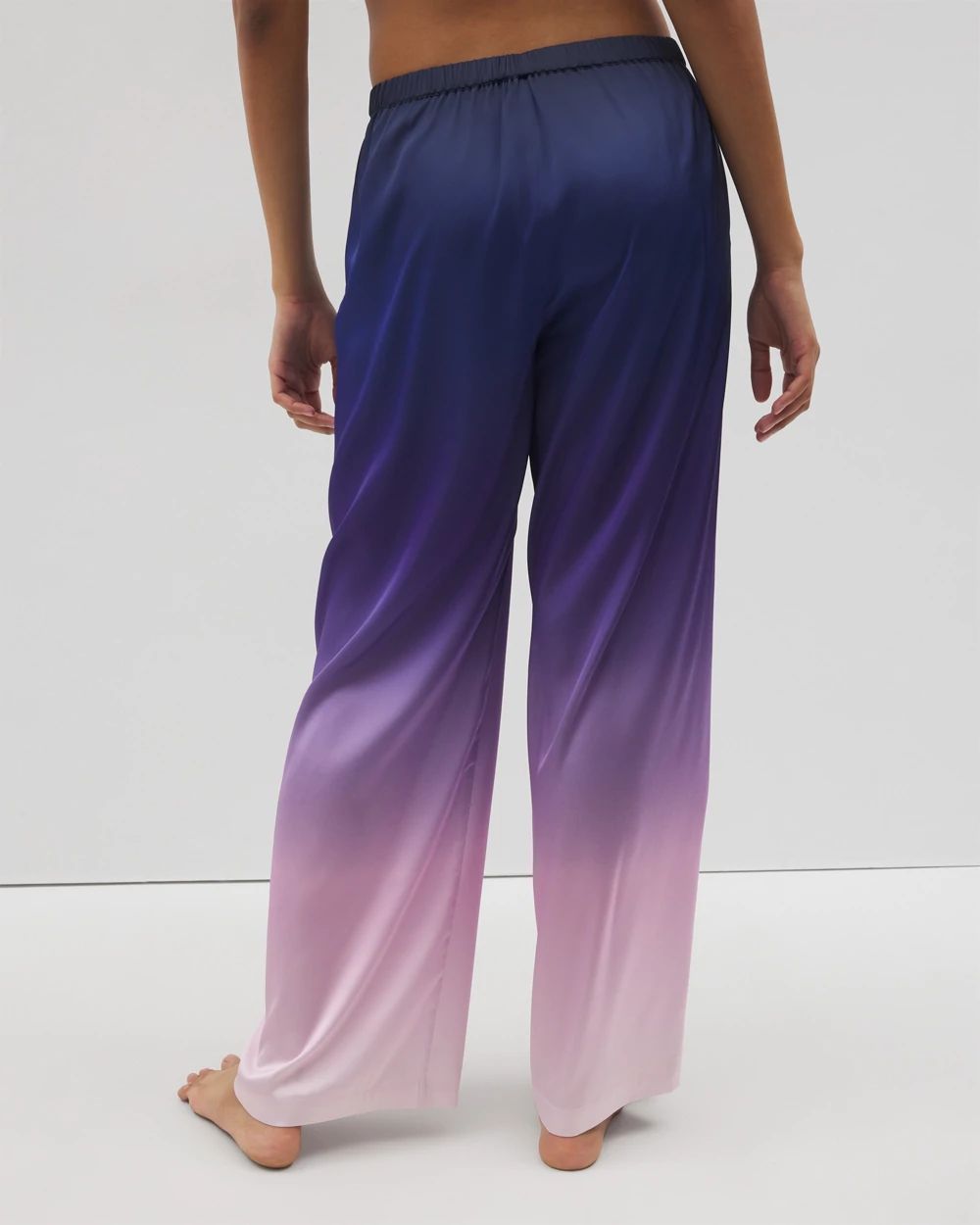 Satin Printed Pajama Pants