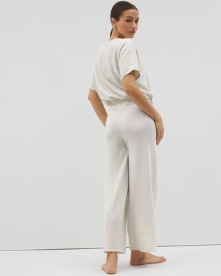 Sweater Wide-Leg Crop Pant click to view larger image.