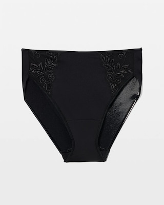 High-Leg Brief Panty with Sensuous Lace
