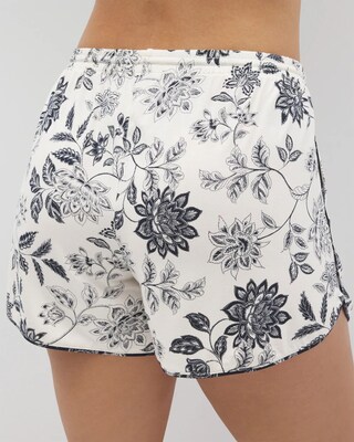 Printed Pajama Shorts click to view larger image.
