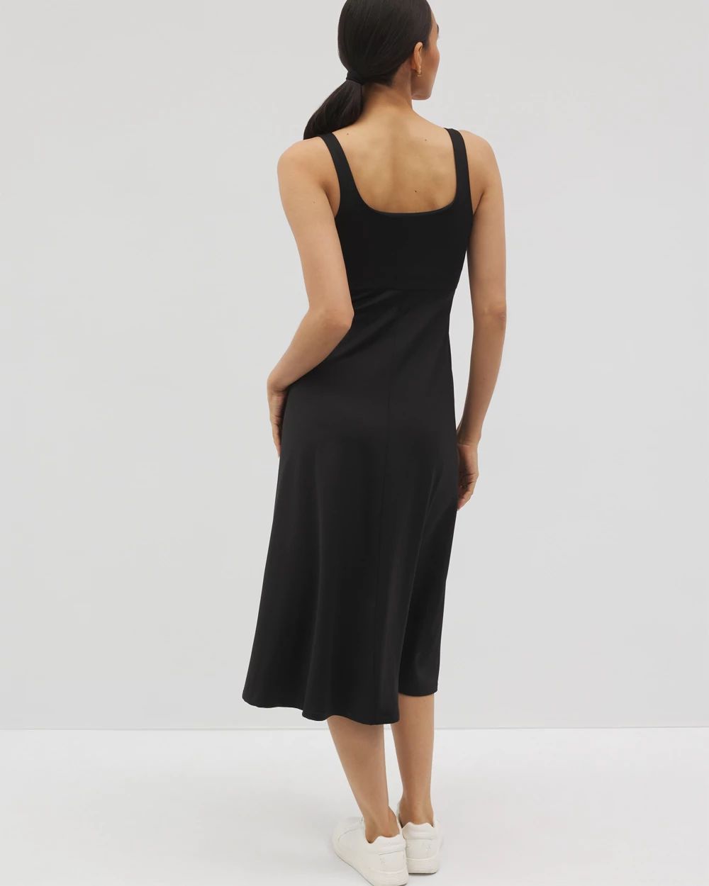 Lounge Square Neck Midi Dress