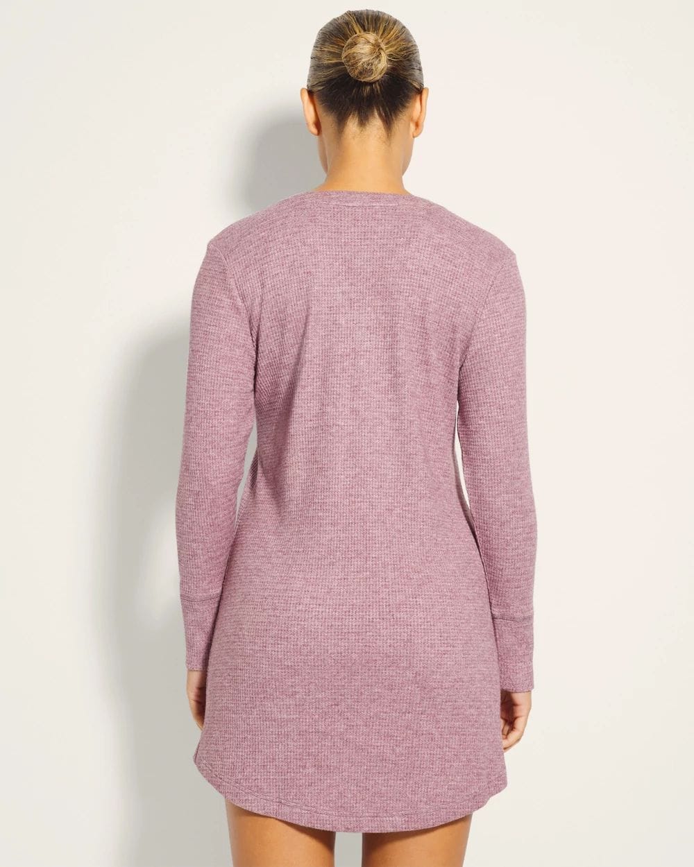 Cozy Waffle Long-Sleeve Sleepshirt