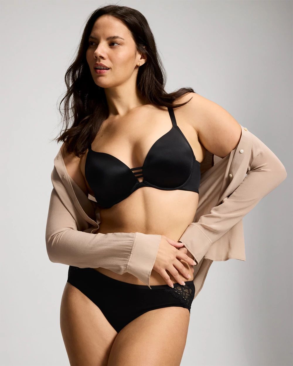 Push-up Plunge Bra click to view larger image.