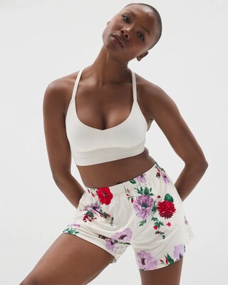 Lace-Trim Pajama Shorts