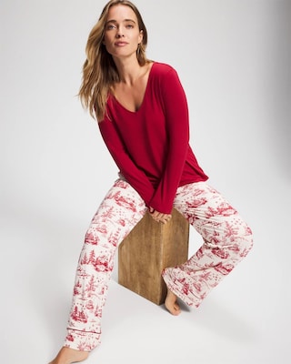 Classic Long Sleeve Pajama Top click to view larger image.