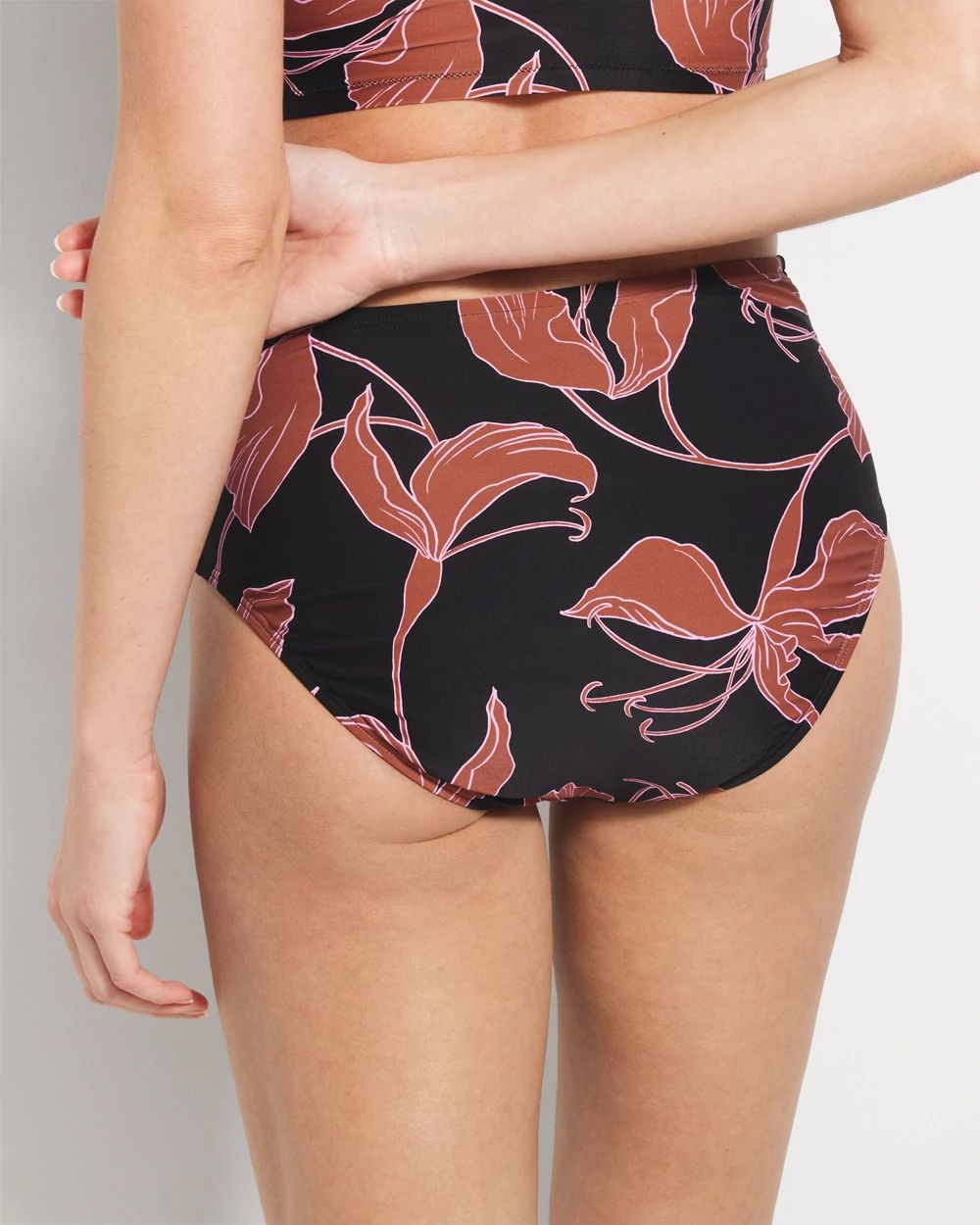 Soma Swim Ruched High-Waist Bikini Bottom