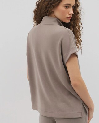 Luxe Modal Quarter Zip Top click to view larger image.