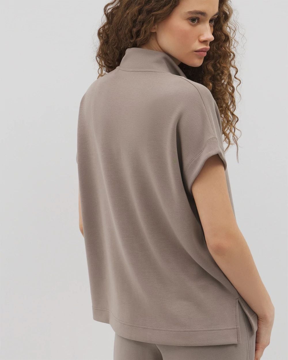 Luxe Modal Quarter Zip Top