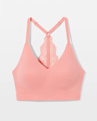 Racerback Bralette with Lace Back click to view larger image.