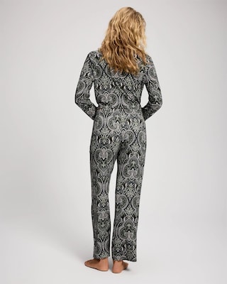 Printed Pajama Pants click to view larger image.