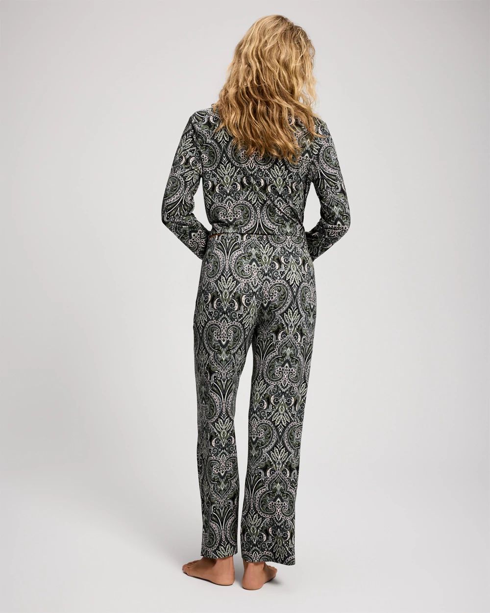 Printed Pajama Pants click to view larger image.