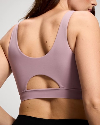 Wide Strap Yoga Bra click to view larger image.