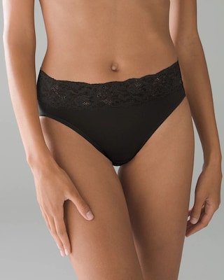 High-Leg Brief Panty with Super Soft Signature Lace