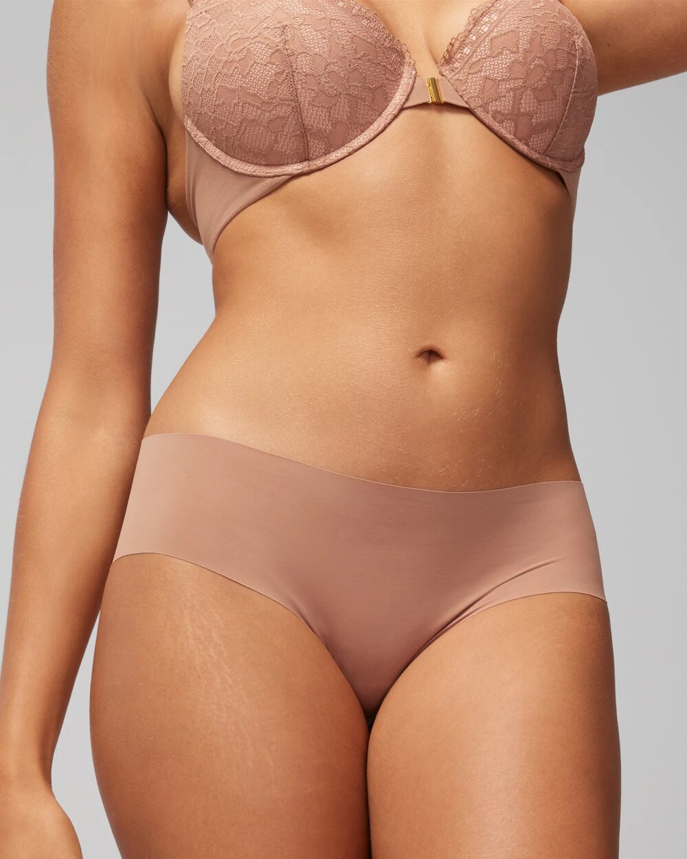 Women's Hipster Panty in Warm Nude size Large | Soma