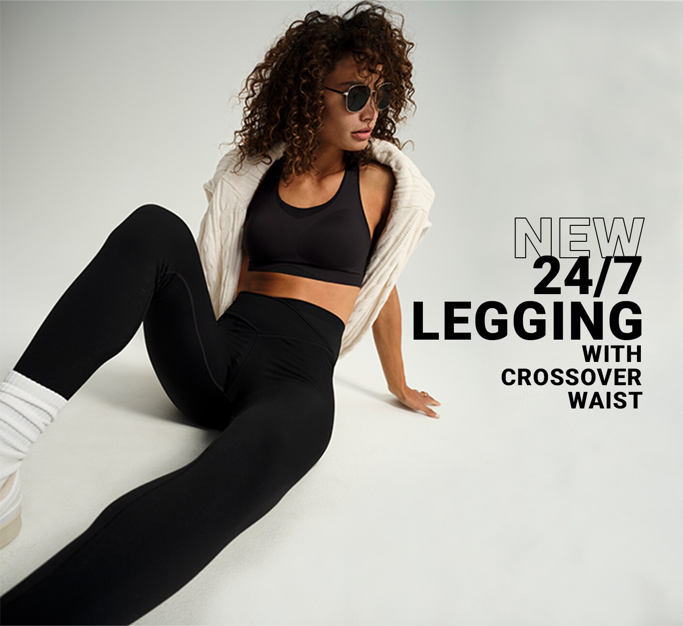 New 24/7 legging with crossover waist