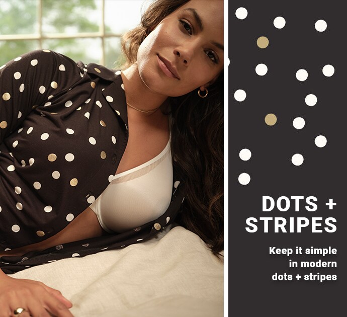 Dots + Stripes. Keep it simple in modern dots + stripes.